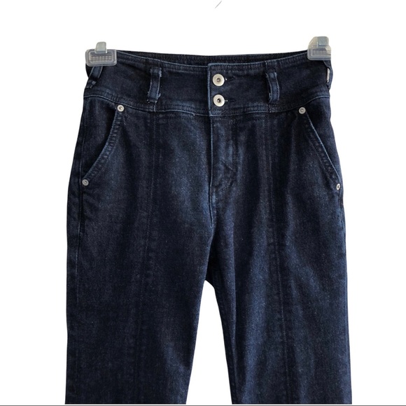 Anthropologie Pilcro | Front Seam High Rise Straight cropped leg Jeans Size 26 - Picture 3 of 10